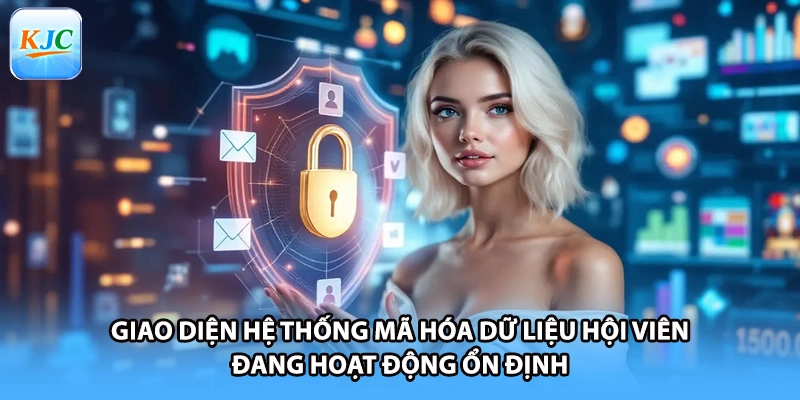 Giao diện hệ thống mã hóa dữ liệu hội viên đang hoạt động ổn định