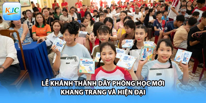 Lễ khánh thành dãy phòng học mới khang trang và hiện đại