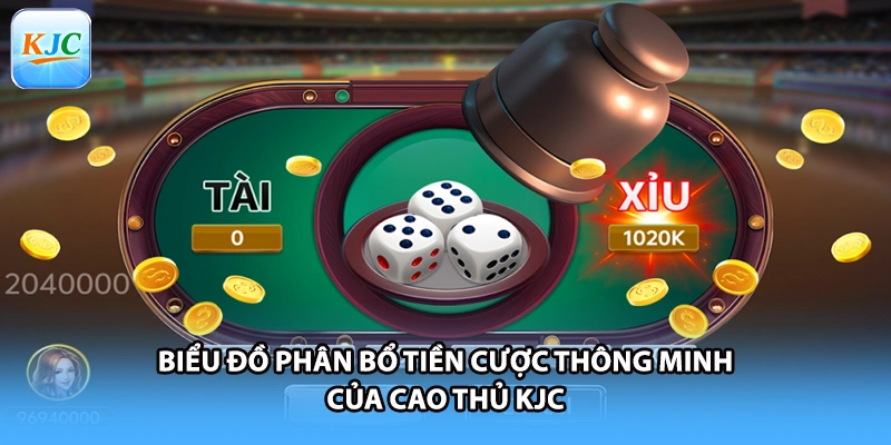 Biểu đồ phân bổ tiền cược thông minh của cao thủ KJC